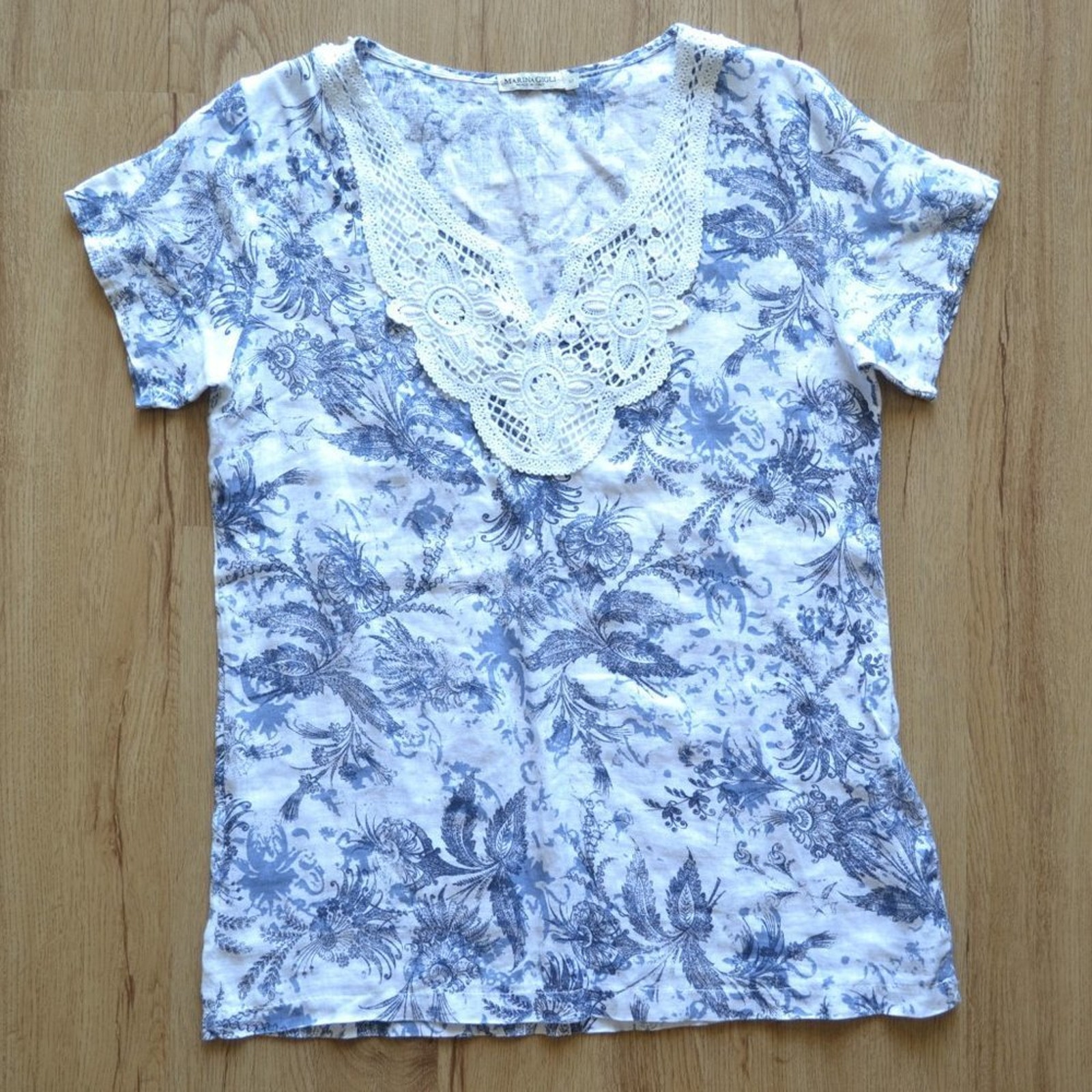 Marina Gigli Linen Blouse